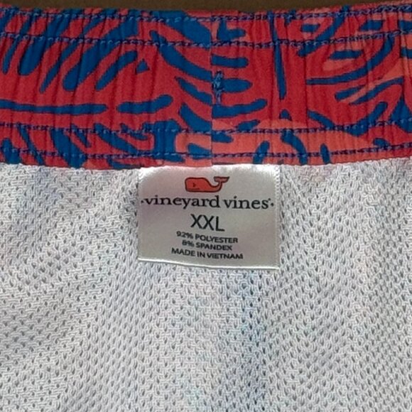 Vineyard Vines Marlin & Coral Chappy Swim Trunks 7” Size XXL - Picture 3 of 6